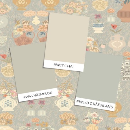 Afbeeldingen van Kleurcombinatie Summer spritz  Vintage blue - 902-03 - 08027-01