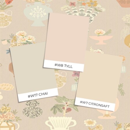 Afbeeldingen van Kleurcombinatie Floral Daiquiri XL Misty Gray - 903-01 - 08029-01