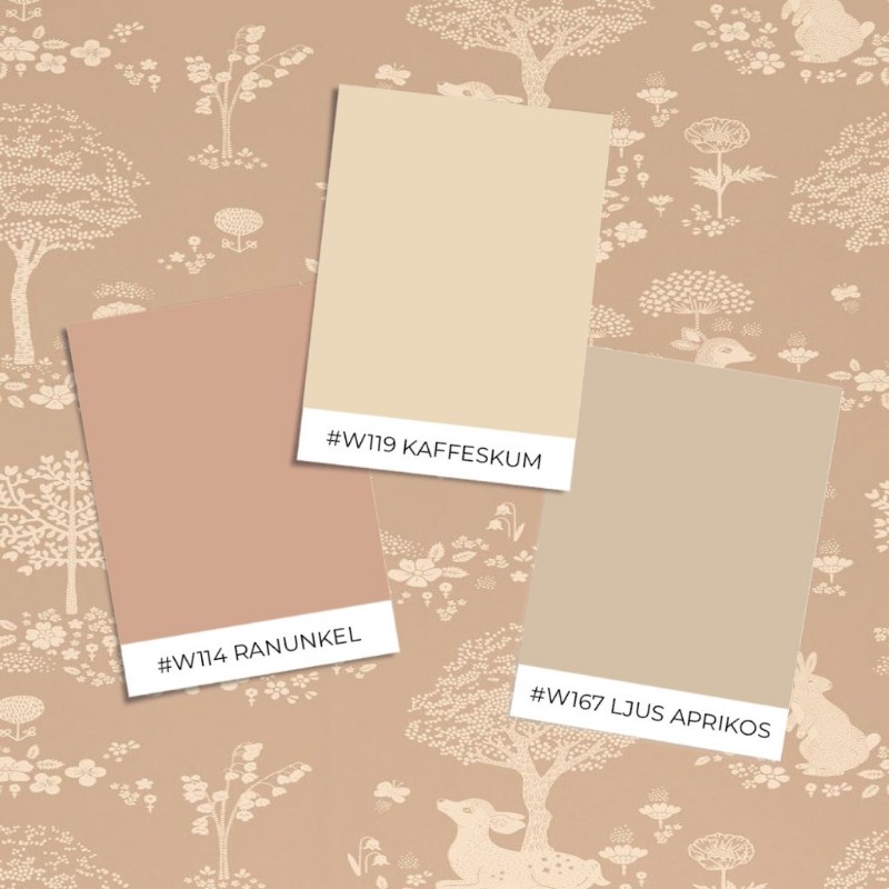 Picture of Eksempel på produktstil - Summer fields Soft brown - 150-01