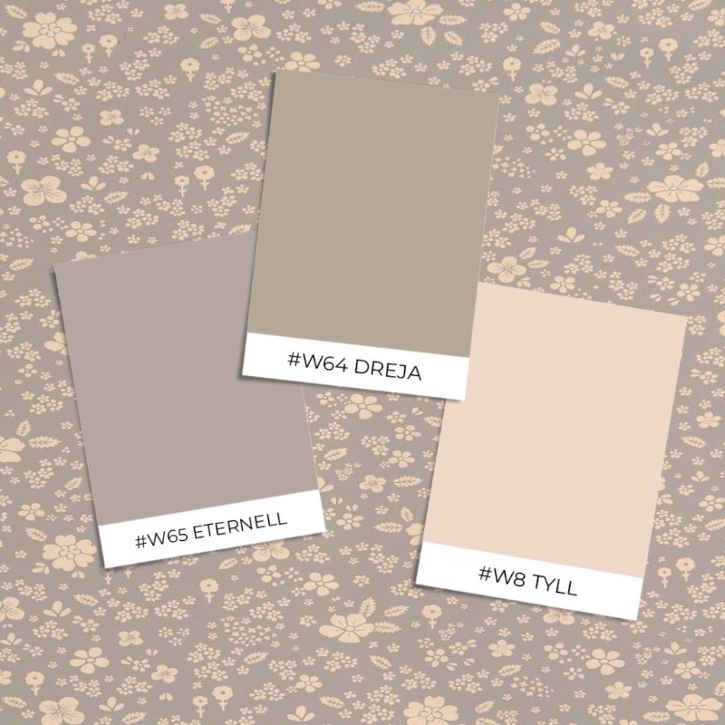 Picture of Farvesammensætning Flora Dusty blue - 151-01 - 07968-01 Picture of Farvesammensætning Flora Dusty blue - 151-01 - 07968-01