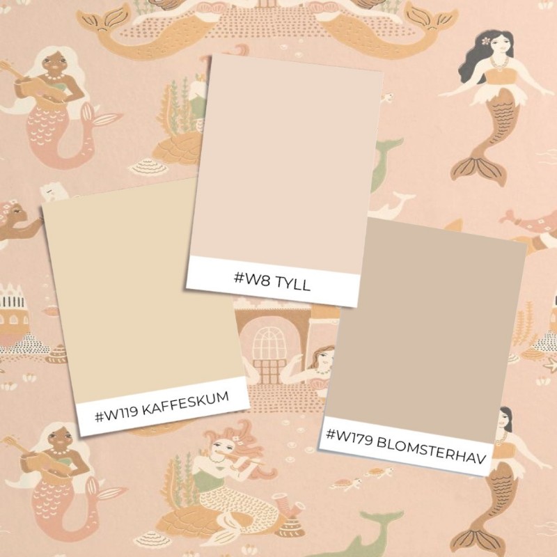 Bild på Varuprov stil - Mermaid Reef Sweet pink - 152-03