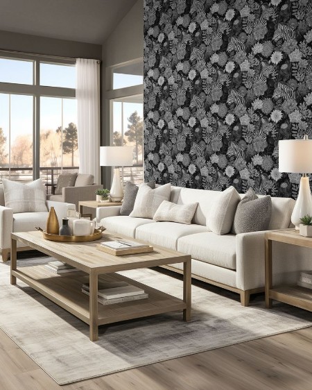 Salah Grey - 1069401-03 photowallpaper Blue Monkey