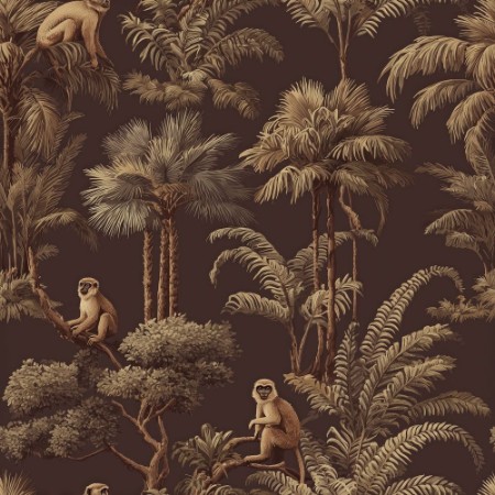 Zanzibar Brown - 1100201-02 wallpaper Blue Monkey