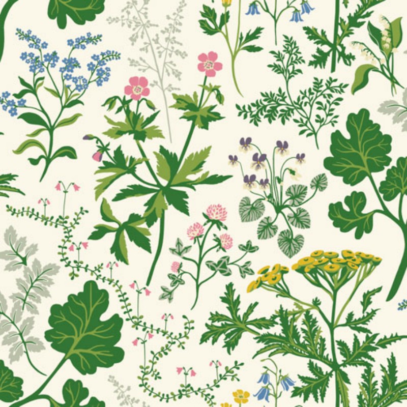 Lillian Vit - 428-01 wallpaper Duro