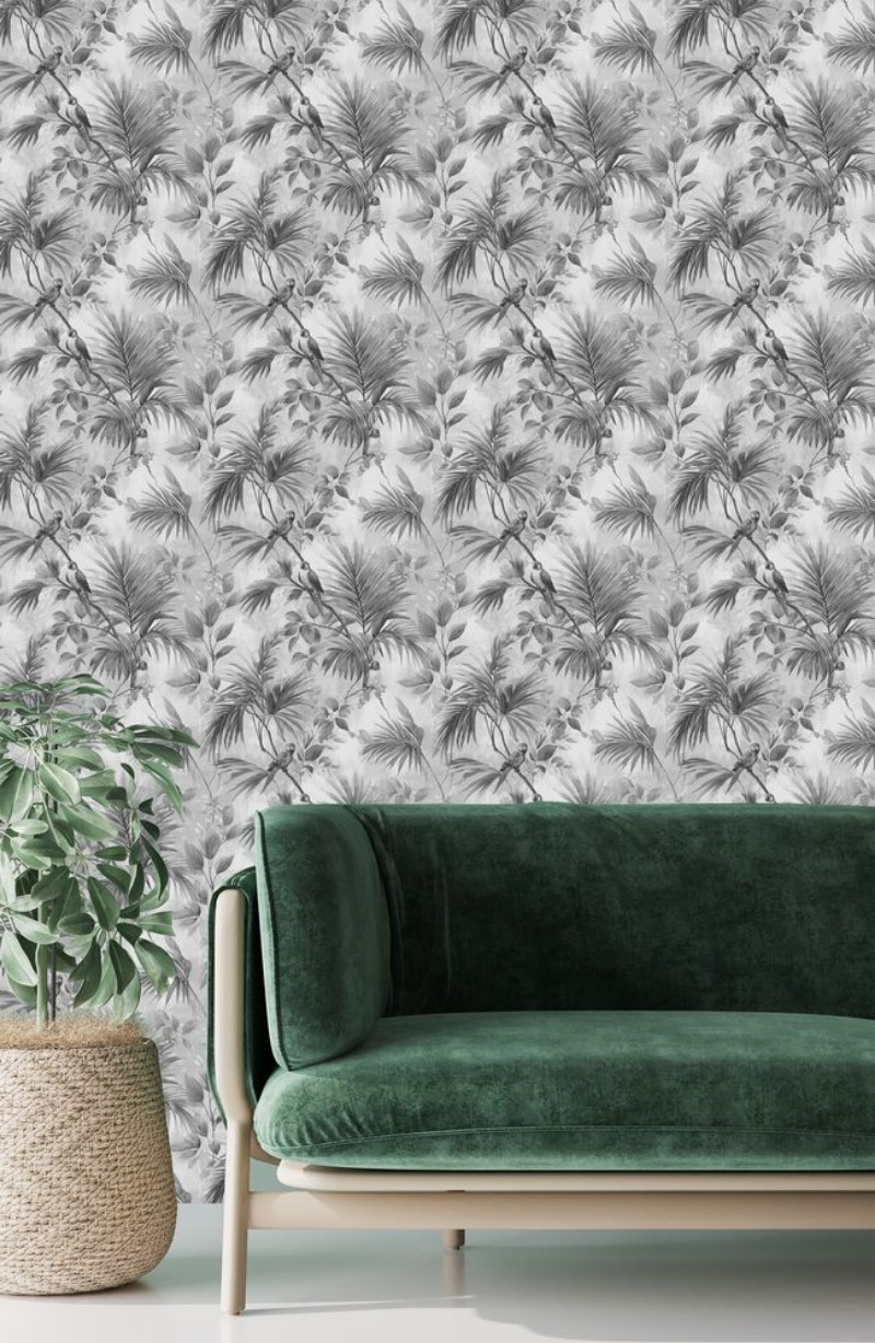 Satuba Grey - 1099201-02 wallpaper Blue Monkey