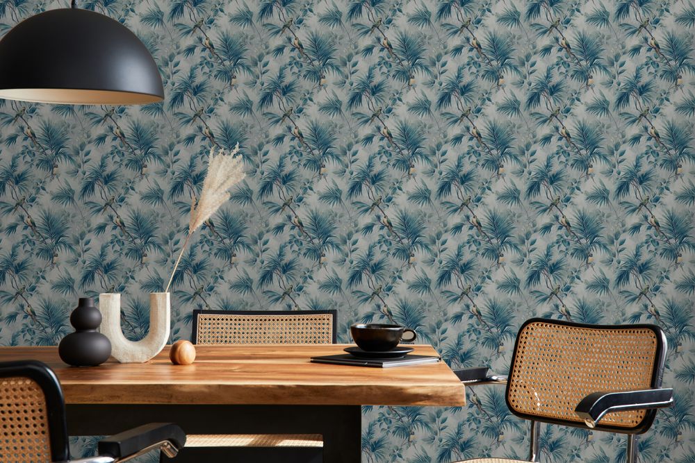 Satuba Blue - 1099201-03 wallpaper Blue Monkey