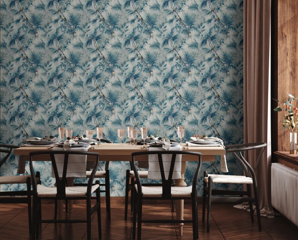 Satuba Blue - 1099201-03 wallpaper Blue Monkey