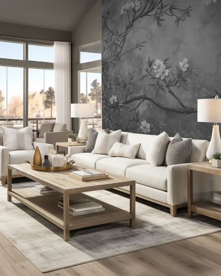 Afbeeldingen van Garden Trees I