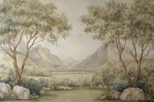 Bild på Vintage Landscape II