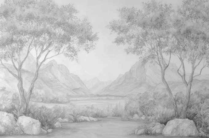 Immagine di Vintage Landscape III