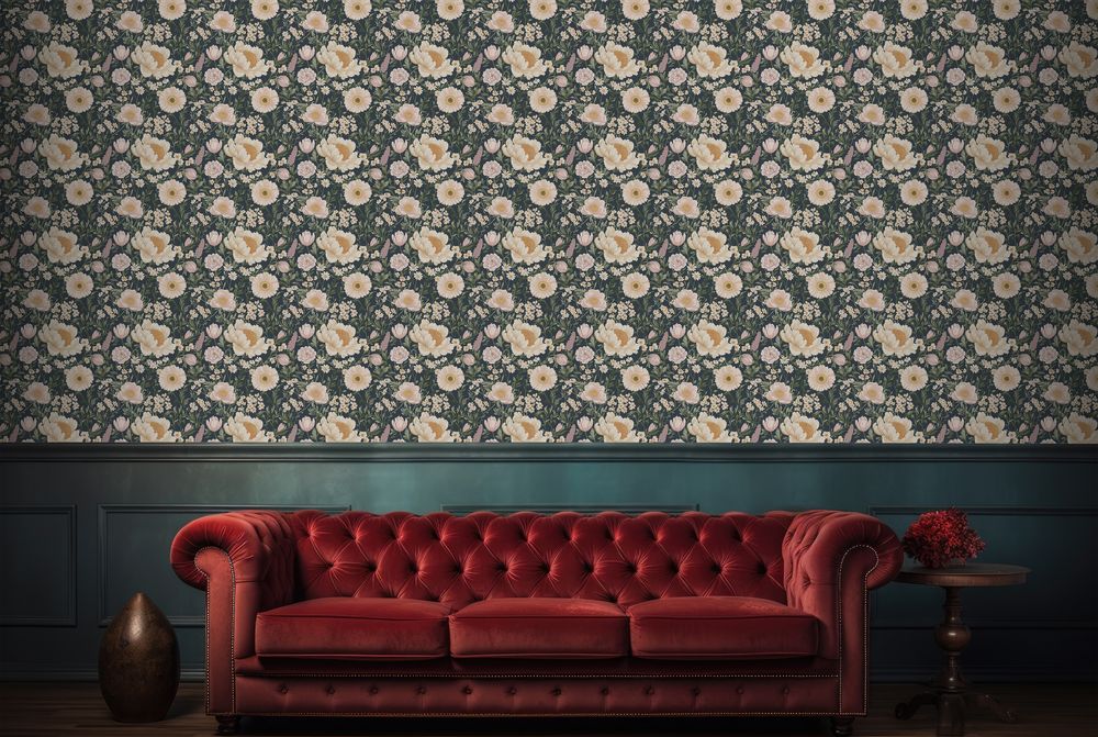 Adelissa Blue - 1048301-02 photowallpaper Blue Monkey