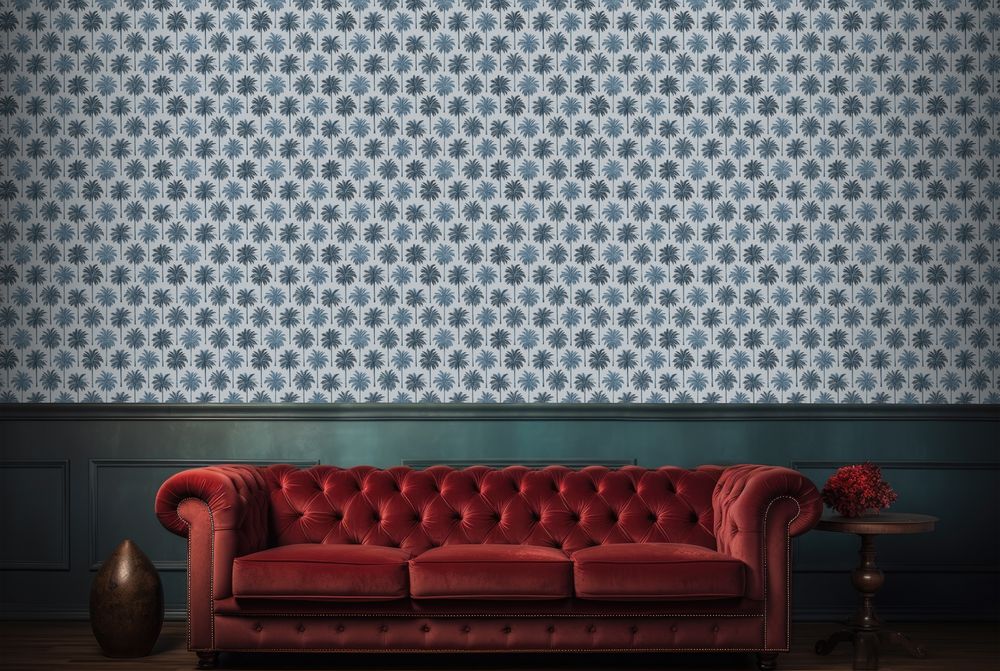 Burriana Blue - 1079301-02 wallpaper Blue Monkey