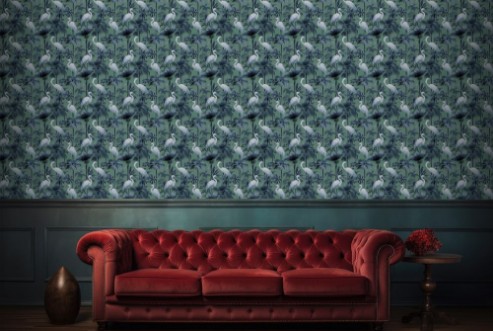 Remy Blue - 1086601-02 photowallpaper Blue Monkey