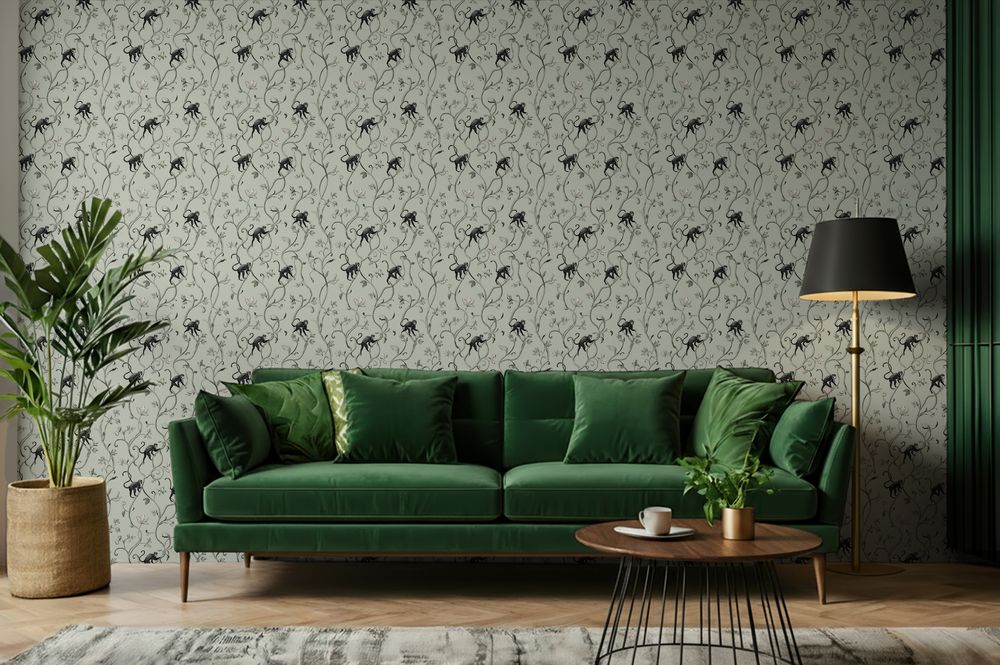 Denali Green - 1098101-01 wallpaper Blue Monkey