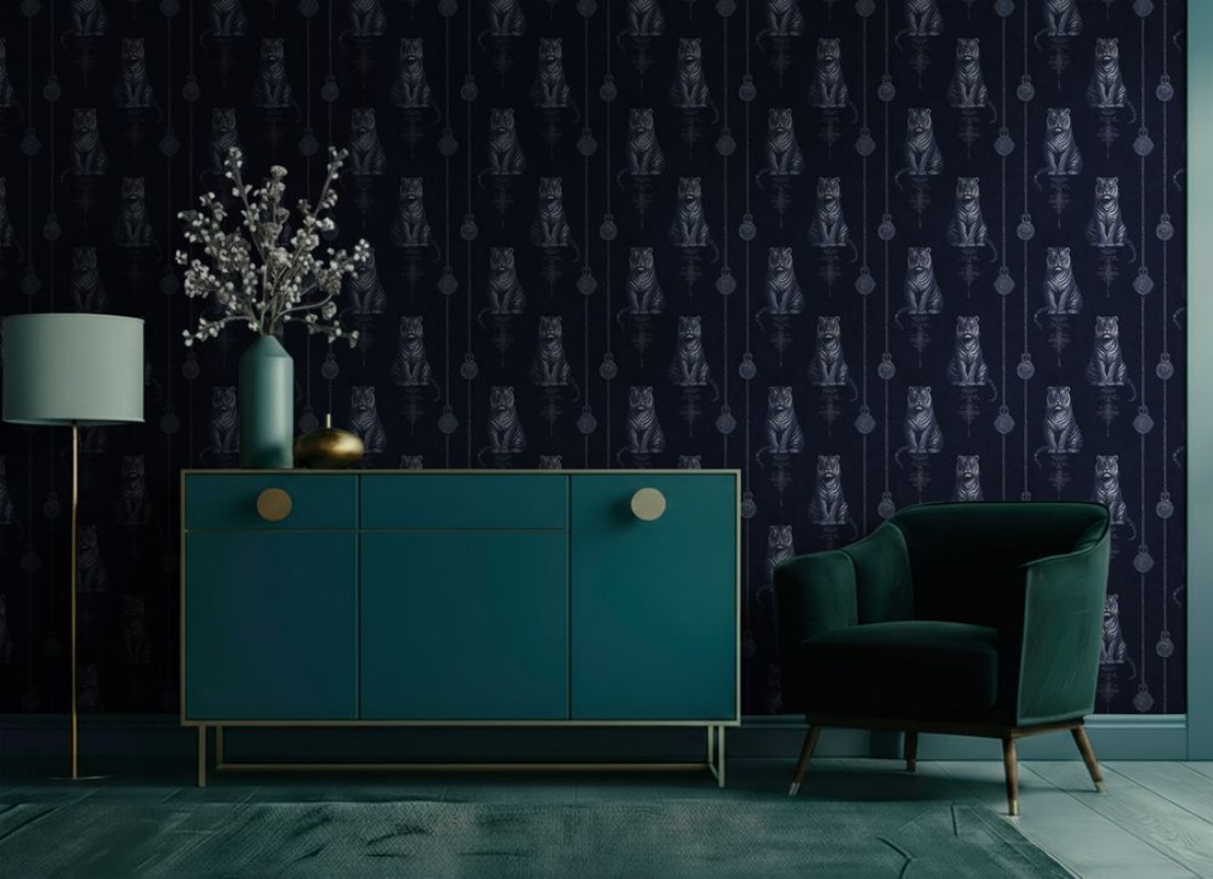 Marangu Blue - 1098701-03 wallpaper Blue Monkey