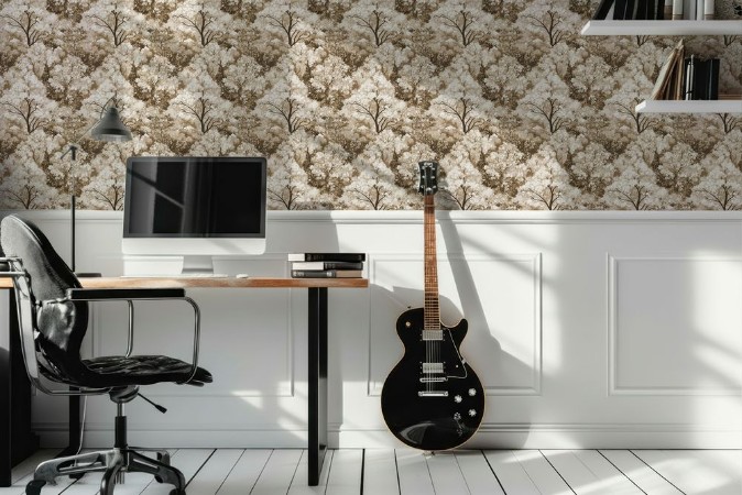 Oskar Beige - 1057201-01 wallpaper in between