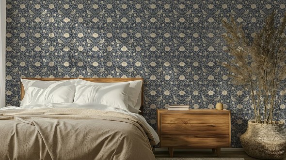 Tillberga Blue - 1061101-01 wallpaper in between