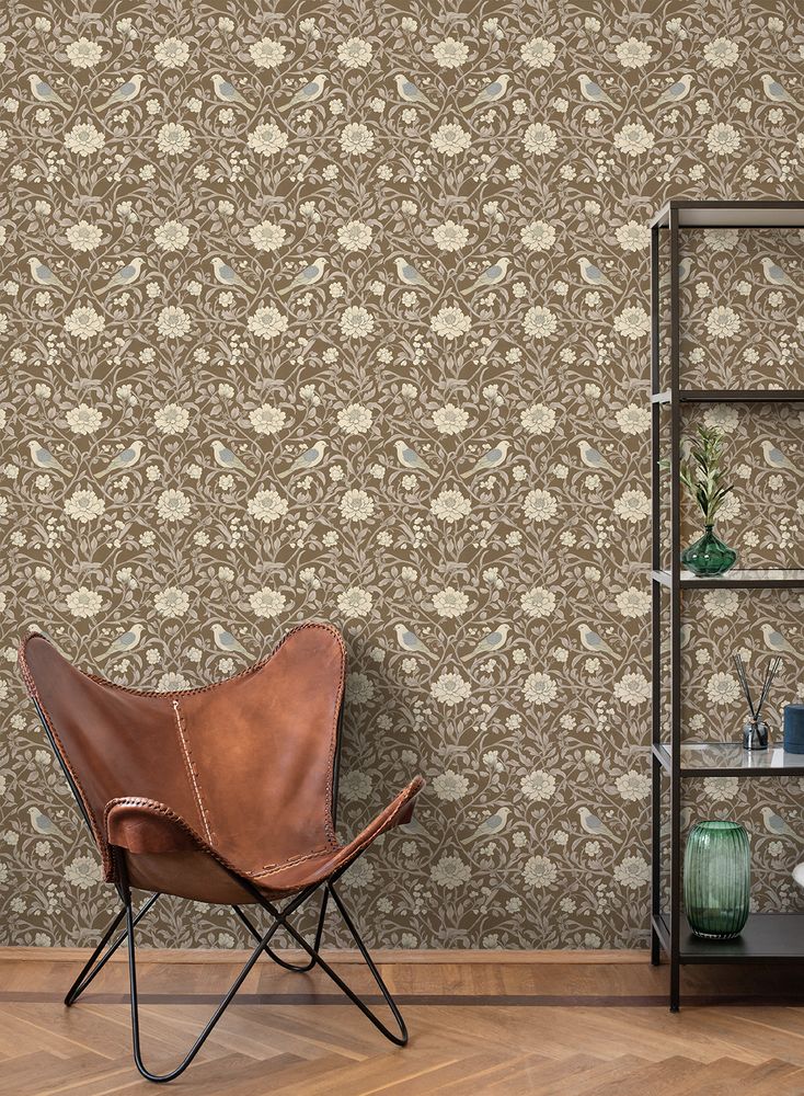 Tillberga Brown - 1061101-02 wallpaper in between