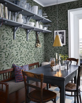 Jonatan Light Green - 1046201-03 wallpaper Scandza
