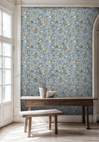 Ingelstad Blue - 1054001-01 wallpaper Scandza