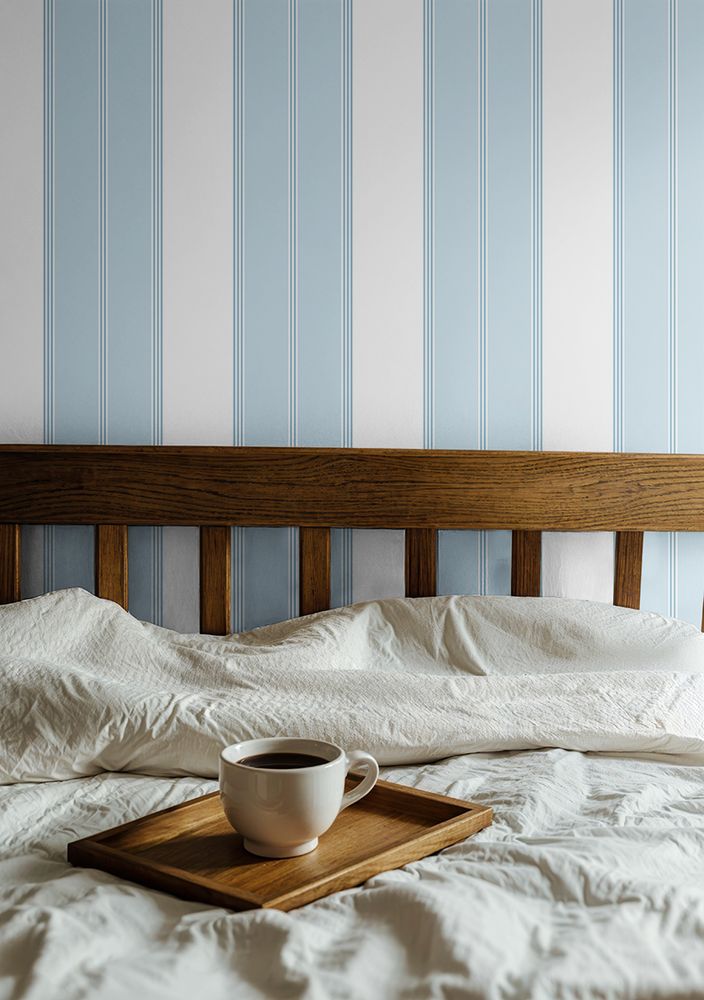 Heritage Stripes Light Blue - 1031801-03 wallpaper Wallpassion