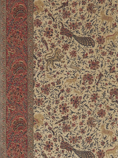 Mughal Menagerie Indigo/Madder - ZIND313112 wallpaper Zoffany