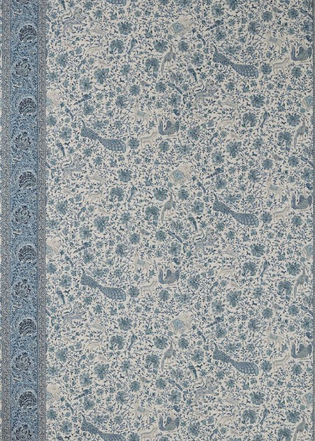Mughal Menagerie Mazarine Blue - ZIND313113 wallpaper Zoffany
