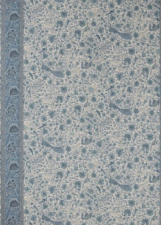 Mughal Menagerie Mazarine Blue - ZIND313113 wallpaper Zoffany