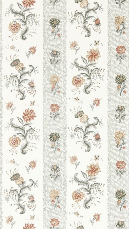 Papaver Stripe Tuscan Pink/Nimbus - ZIND313114 wallpaper Zoffany