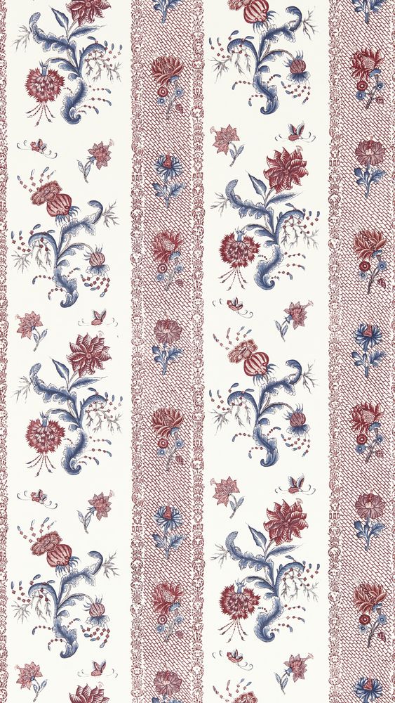 Papaver Stripe Indigo/Madder - ZIND313115 wallpaper Zoffany