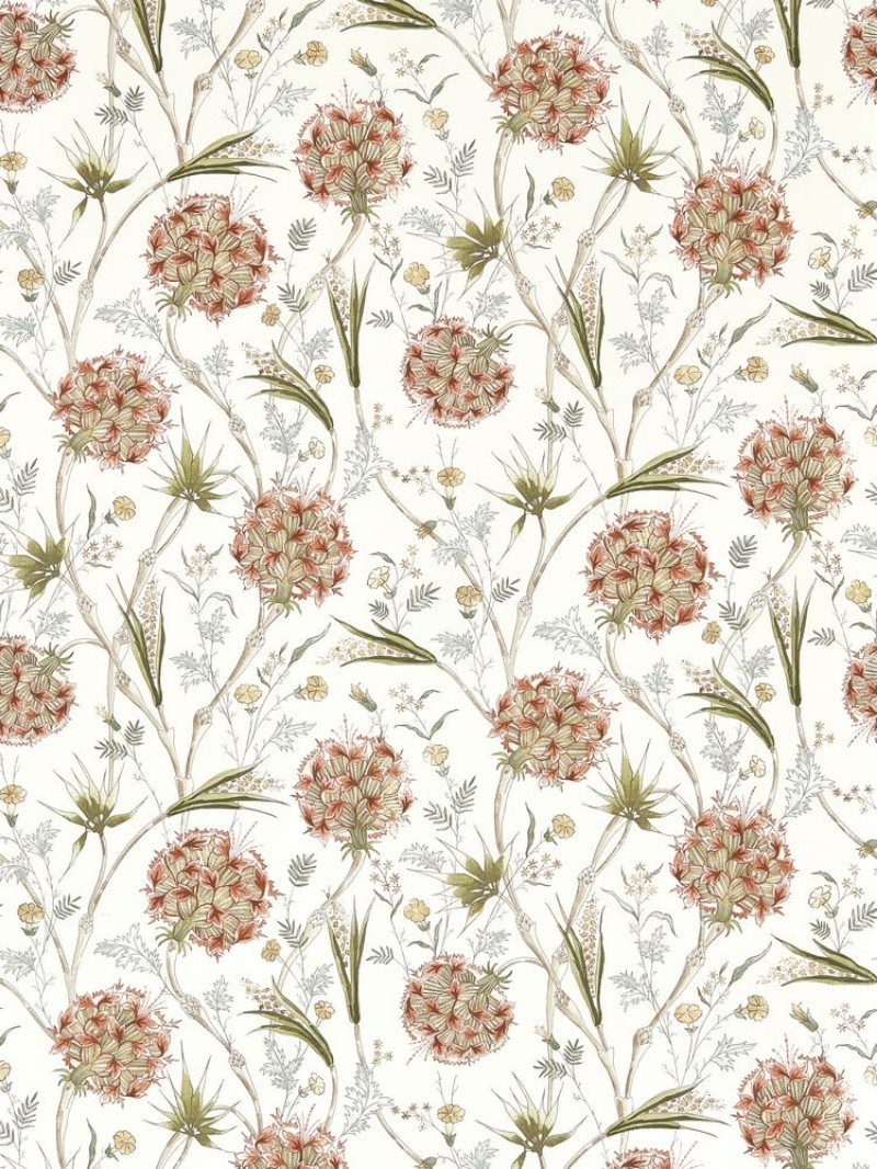 Wallichi Russet/Olive - ZIND313116 wallpaper Zoffany