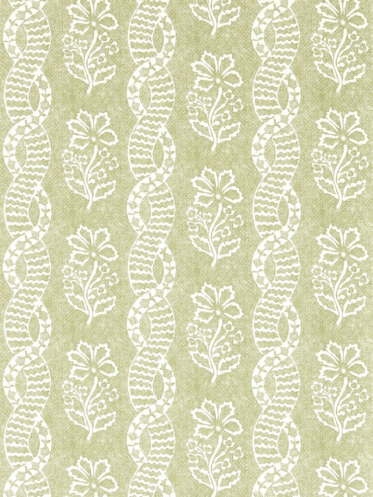 Dabu Stripe Pale Olive - ZIND313118 wallpaper Zoffany