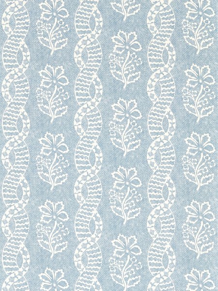Dabu Stripe Wedgwood Blue - ZIND313119 wallpaper Zoffany