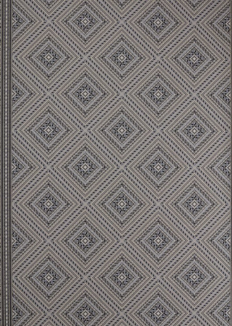 Marquetry Trellis Slate - ZIND313121 wallpaper Zoffany