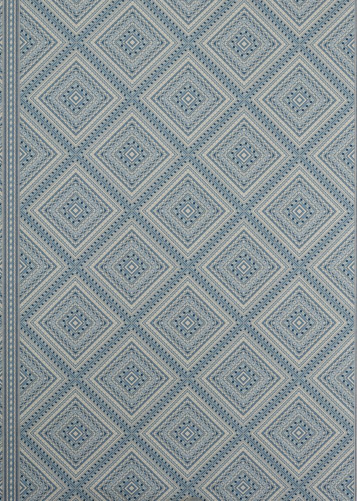 Marquetry Trellis Azure - ZIND313122 wallpaper Zoffany
