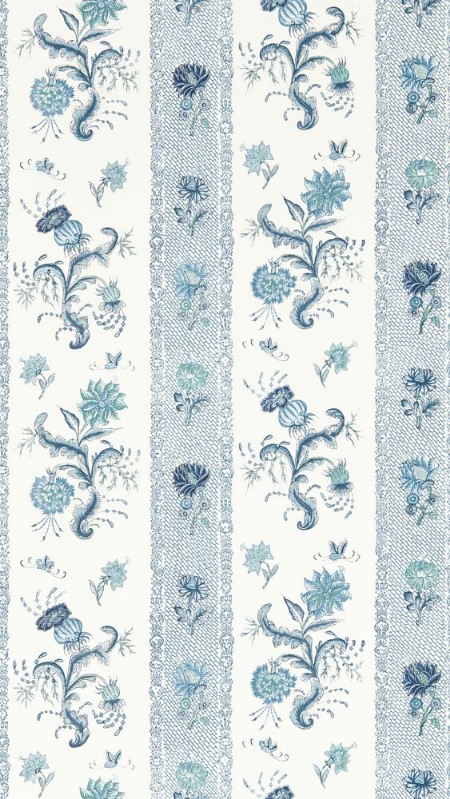 Papaver Stripe Mazarine Blue - ZIND313135 wallpaper Zoffany