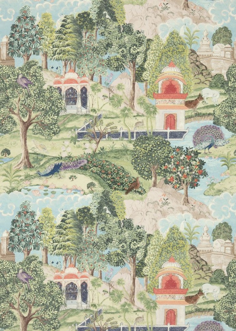 Peacock Garden - ZJAI311743 wallpaper 