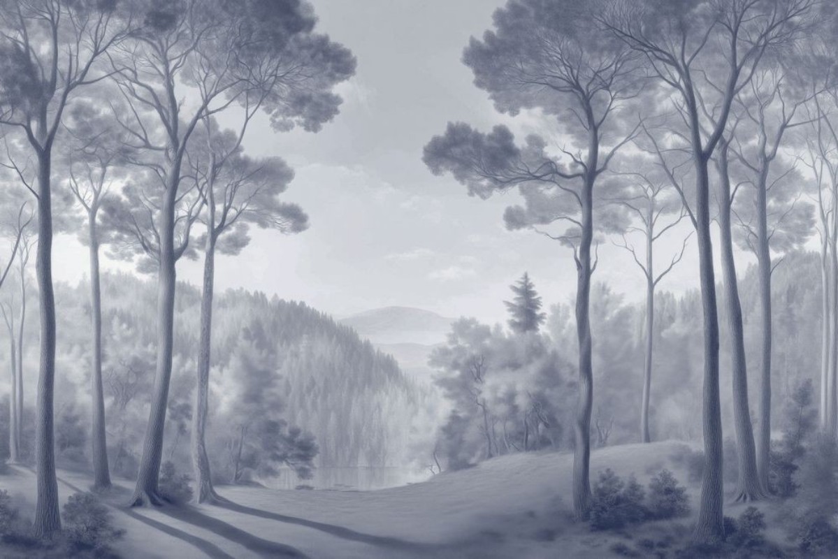 Picture of Farvesammensætning Morning  Forest III - 08242-01