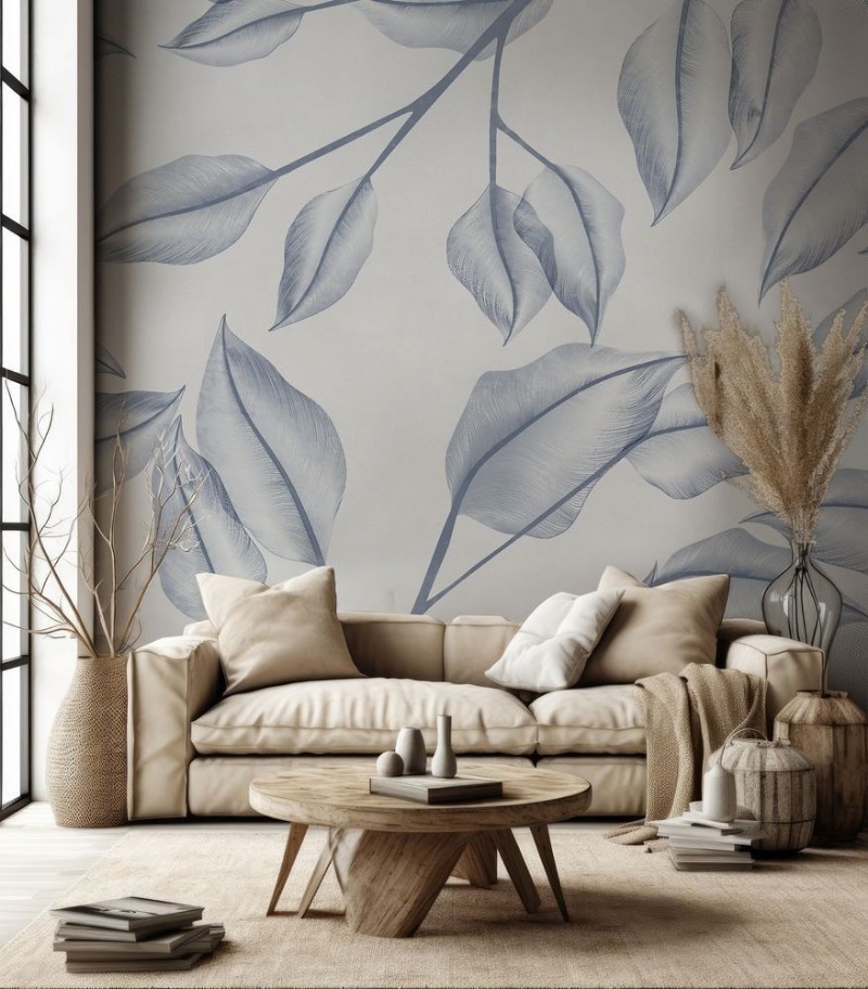 Picture of Farvesammensætning Sketch of Leaves III - 08301-01