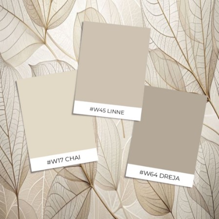 Bild von Musterstil - Bright Leaves I