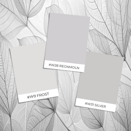 Bild von Musterstil - Bright Leaves II