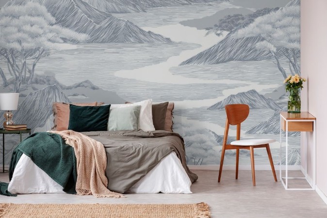 Afbeeldingen van Kleurcombinatie Asian Landscape III - 08343-01