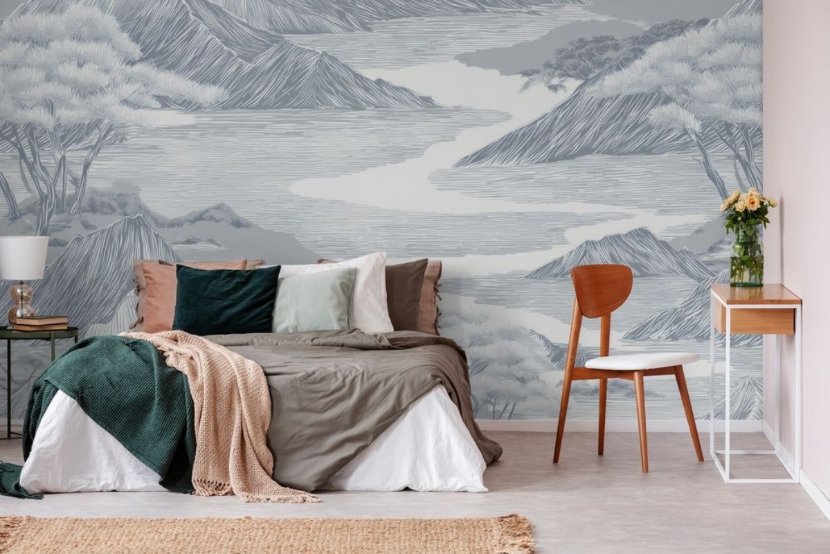 Afbeeldingen van Kleurcombinatie Asian Landscape III - 08343-01