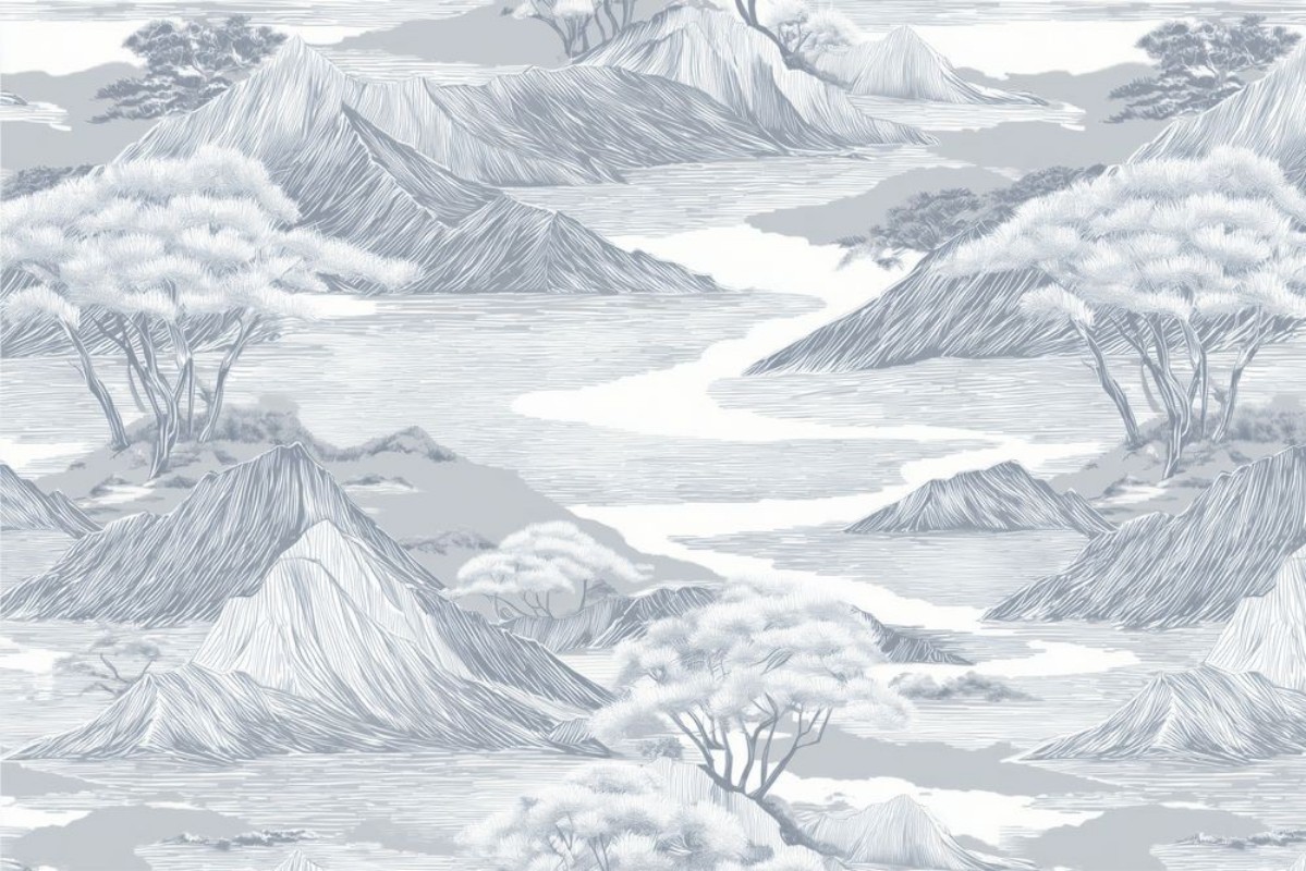 Afbeeldingen van Kleurcombinatie Asian Landscape III - 08343-01