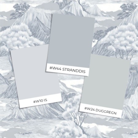 Bild von Musterstil - Asian Landscape III