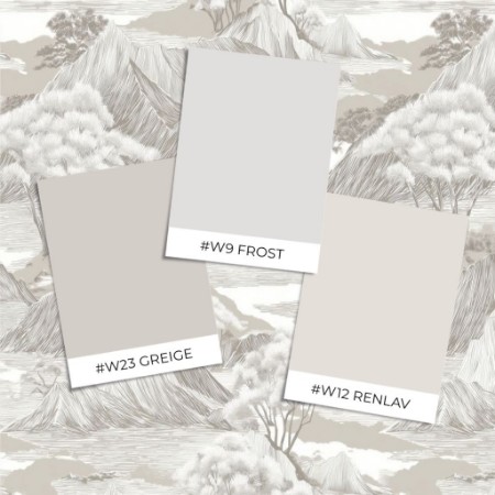 Bild von Musterstil - Asian Landscape II