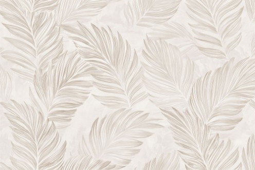 Imagen de Bright Palm Leaves I