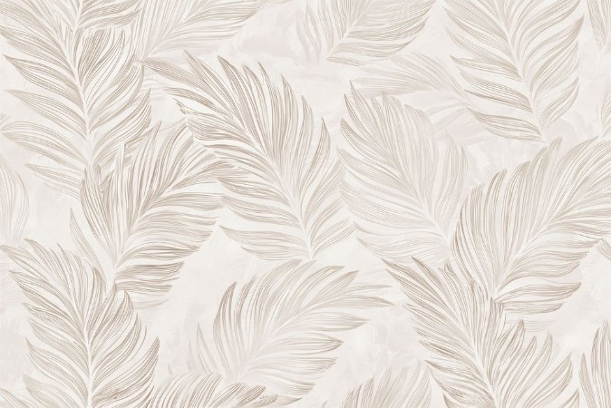 Picture of Bright Palm Leaves I