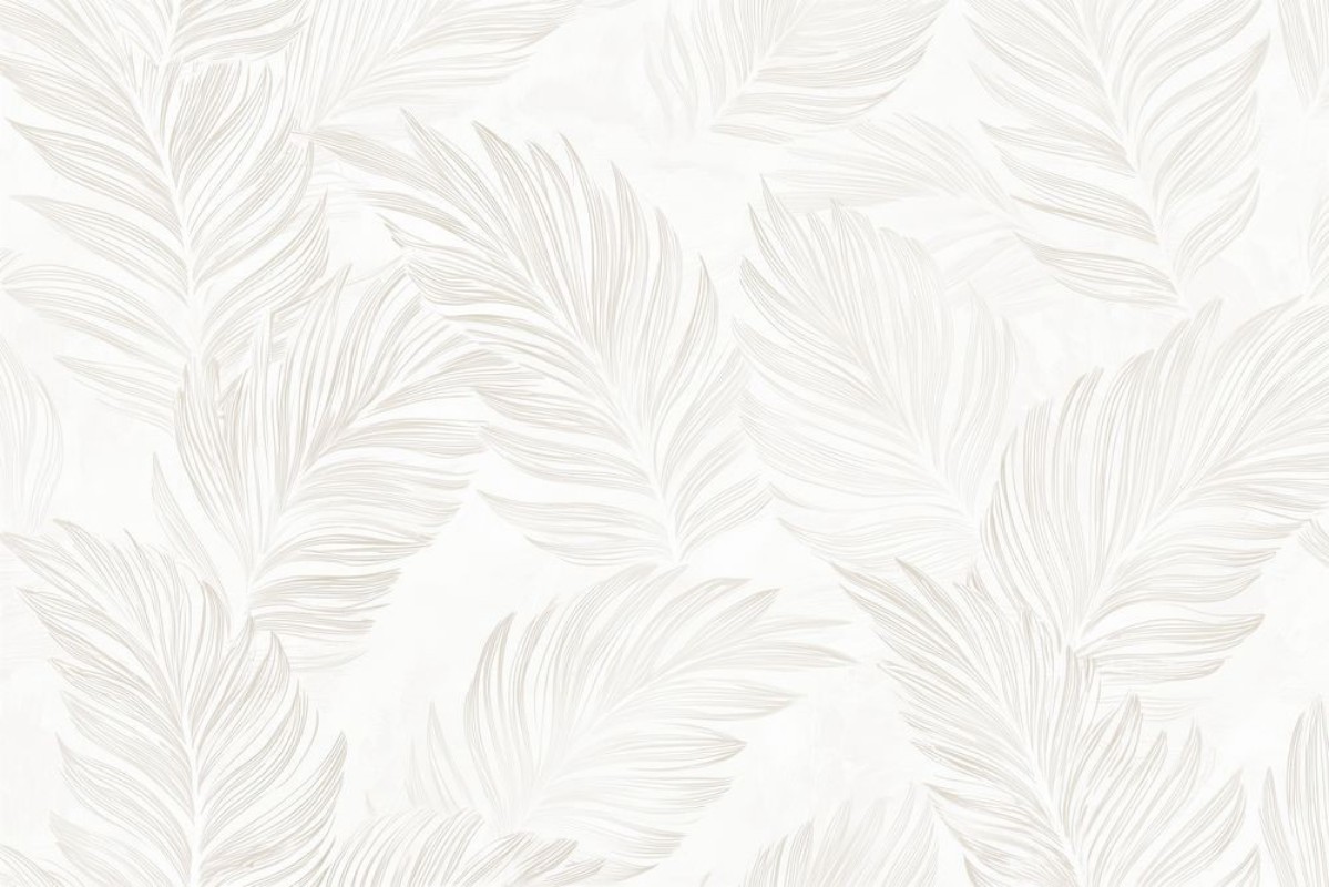 Picture of Farvesammensætning Bright Palm Leaves III - 08353-01