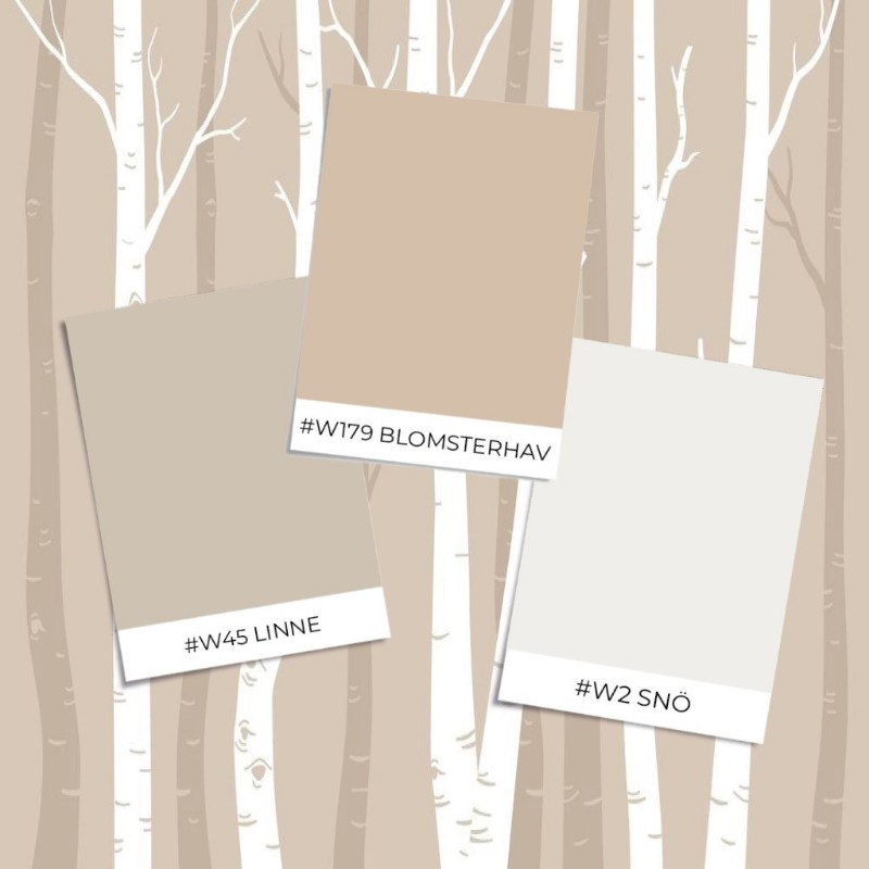 Picture of Väriyhdistelmä Graphic Birches III - 08446-01